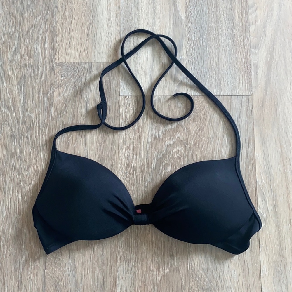 Victoria’s Secret PINK Black Bathing Suit Top